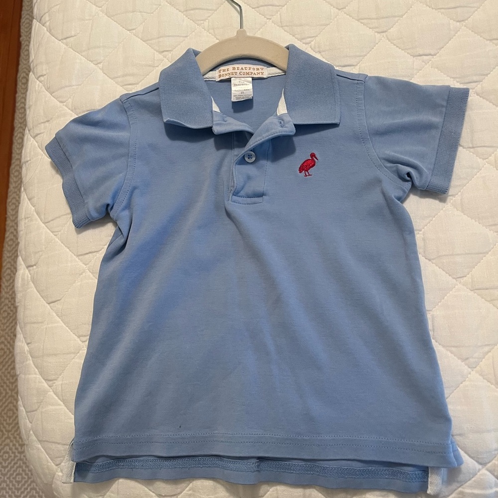 The Beaufort Bonnet Company Light Blue Polo Shirt